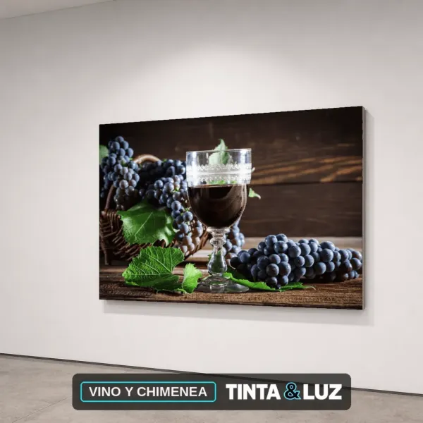 VINO Y CHIMENEA