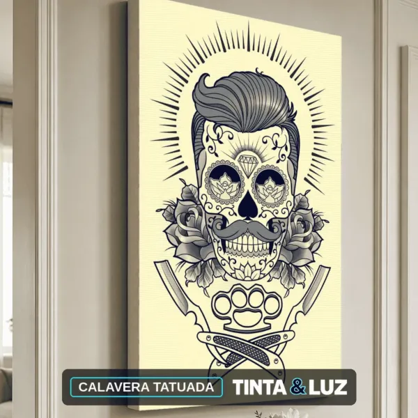 CALAVERA TATUADA