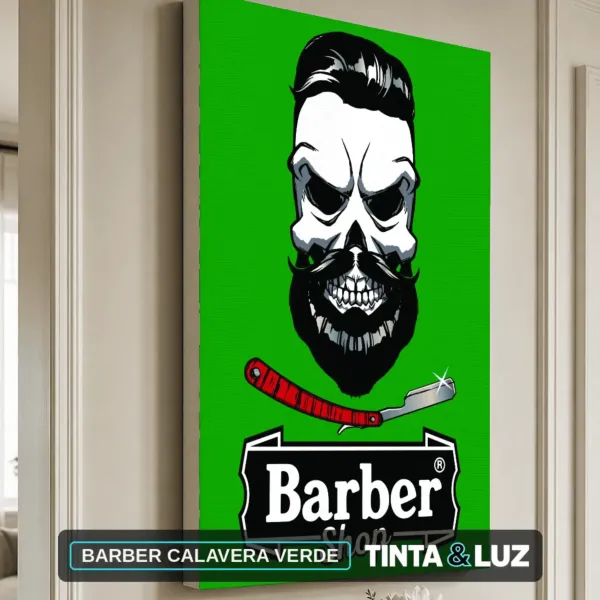 BARBER CALAVERA VERDE