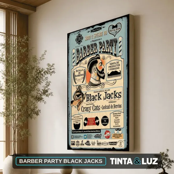 BARBER PARTY BLACK JACKS
