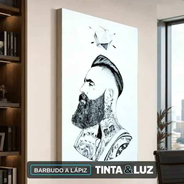 BARBUDO A LÁPIZ