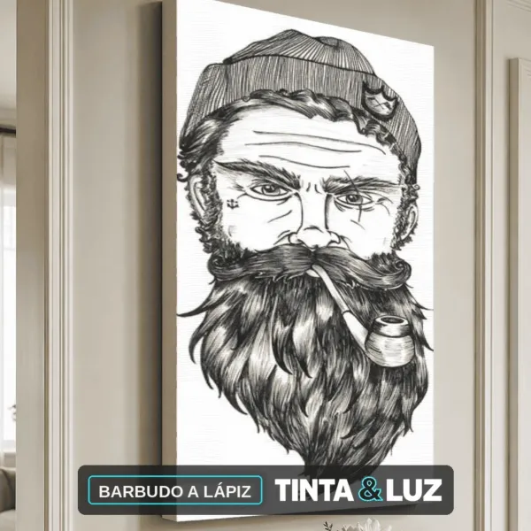 BARBUDO A LÁPIZ