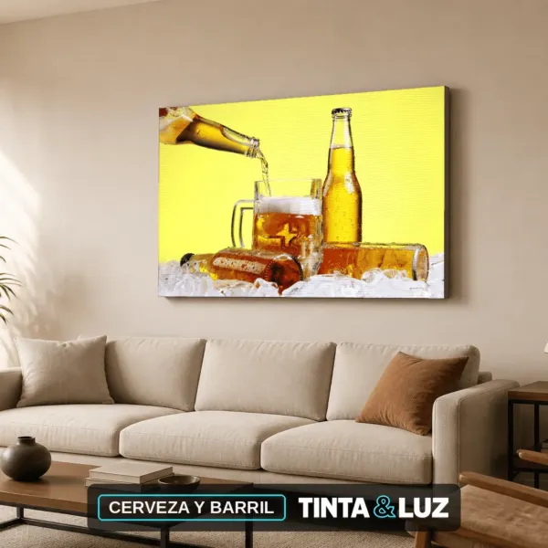 CERVEZA Y BARRIL