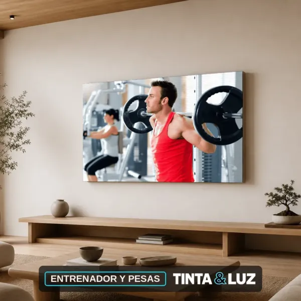 ENTRENADOR Y PESAS