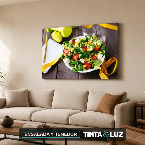 ENSALADA Y TENEDOR