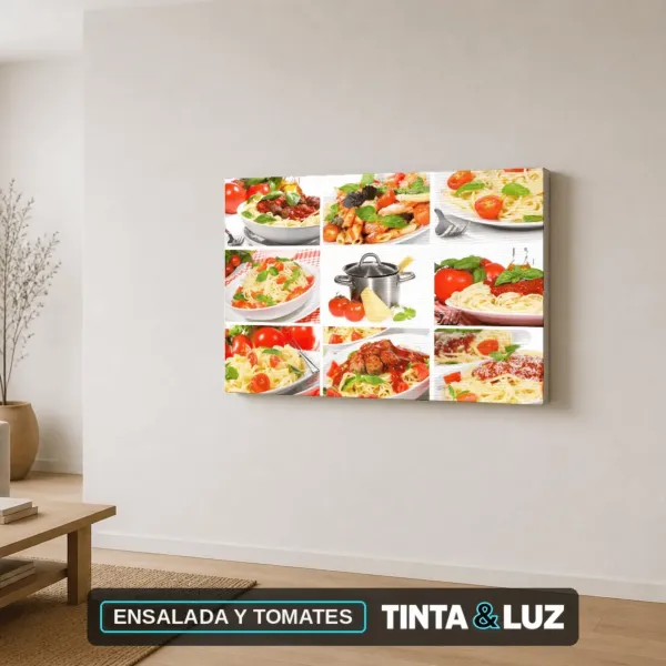 ENSALADA Y TOMATES
