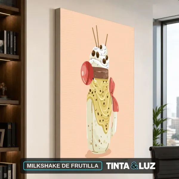 MILKSHAKE DE FRUTILLA