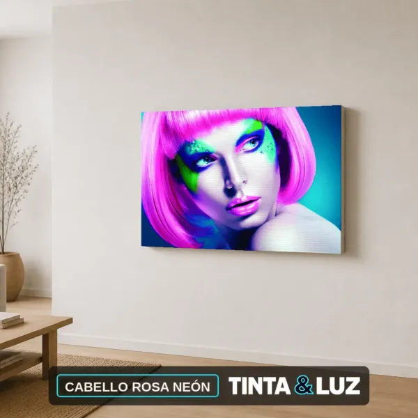 CABELLO ROSA NEÓN