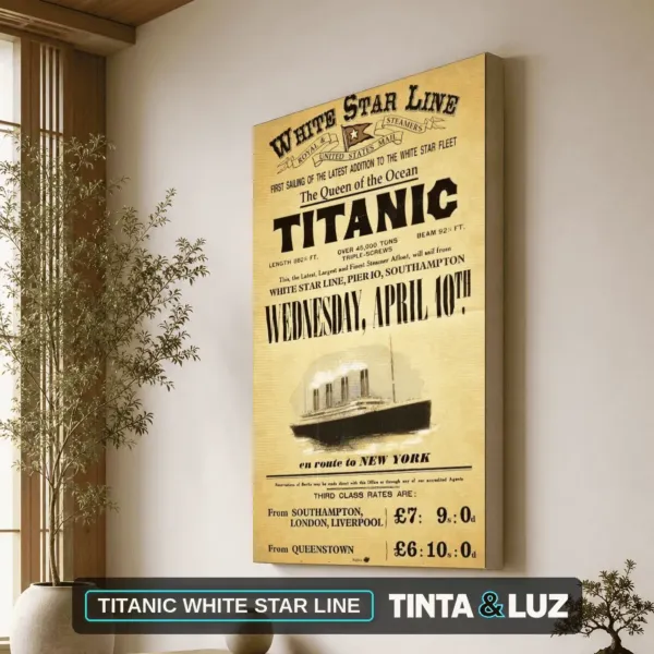 TITANIC WHITE STAR LINE
