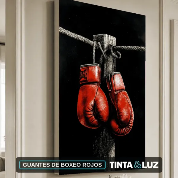 GUANTES DE BOXEO ROJOS