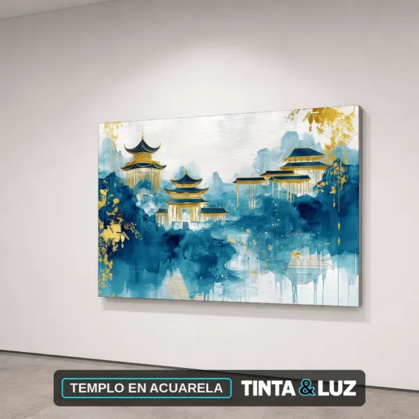 TEMPLO EN ACUARELA