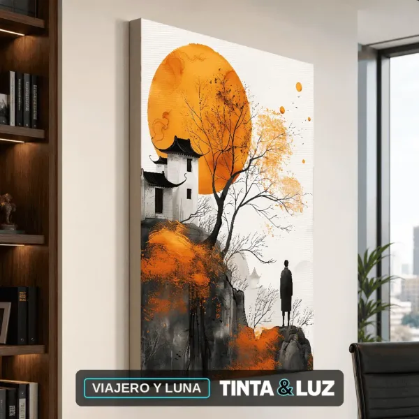 VIAJERO Y LUNA