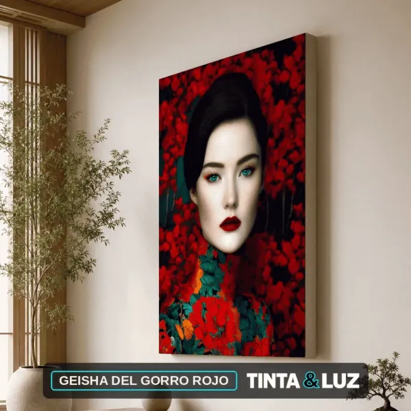 GEISHA DEL GORRO ROJO