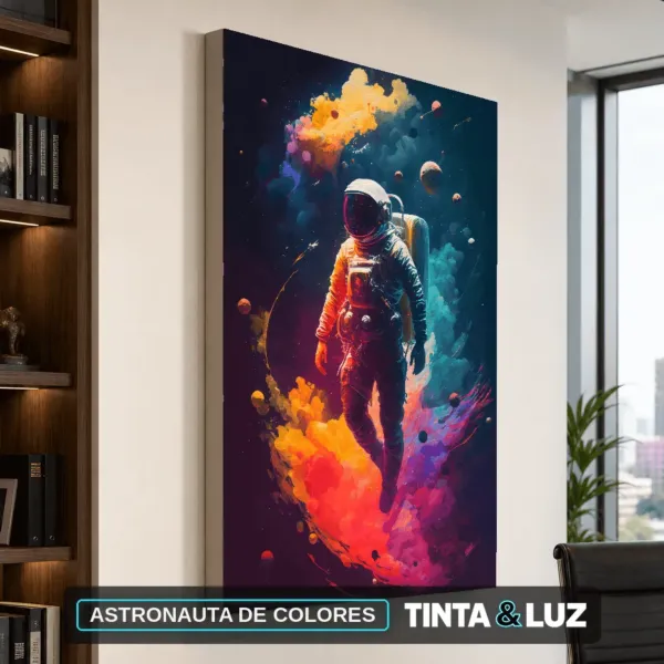 ASTRONAUTA DE COLORES