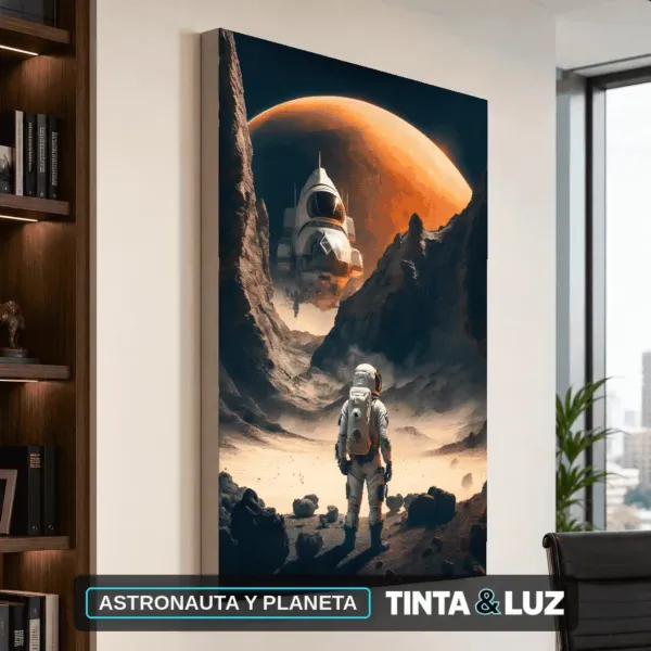 ASTRONAUTA Y PLANETA