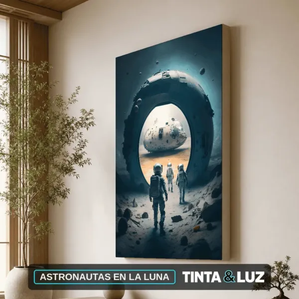 ASTRONAUTAS EN LA LUNA