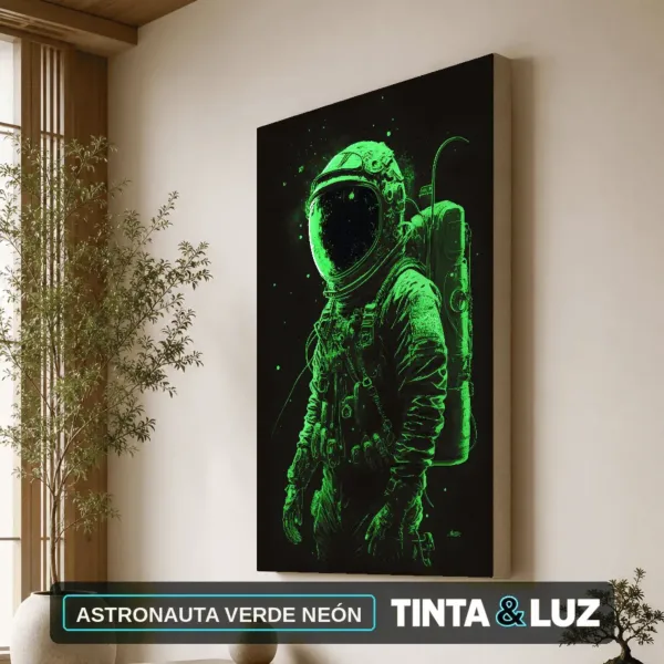 ASTRONAUTA VERDE NEÓN