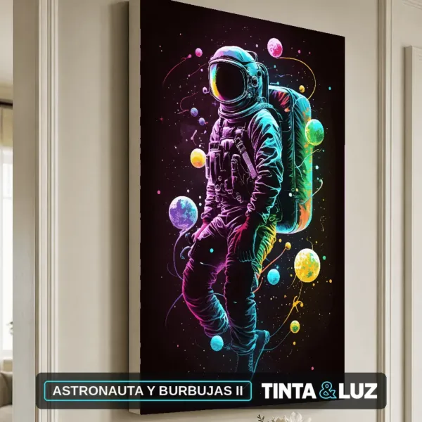 ASTRONAUTA Y BURBUJAS II