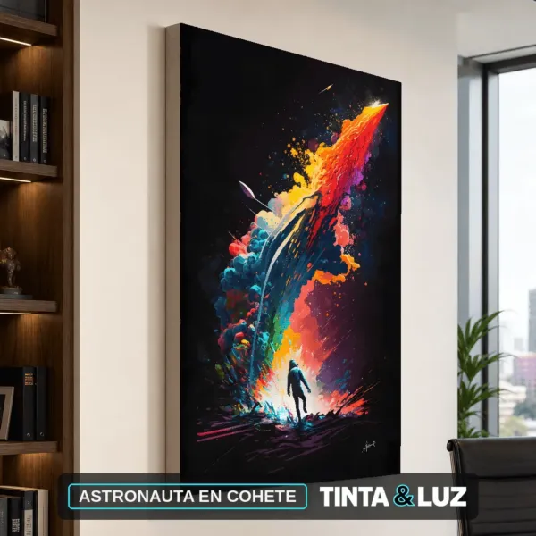 ASTRONAUTA EN COHETE