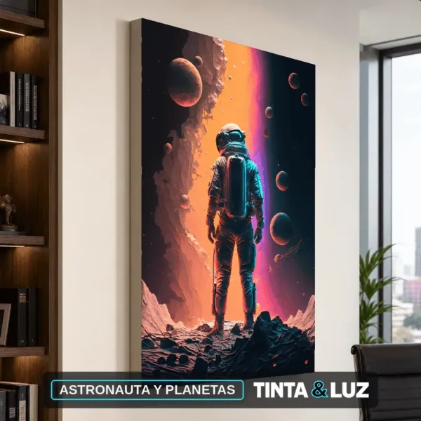 ASTRONAUTA Y PLANETAS