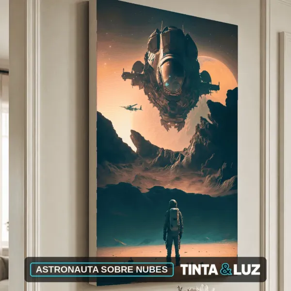 ASTRONAUTA SOBRE NUBES