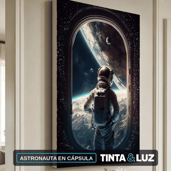 ASTRONAUTA EN CÁPSULA