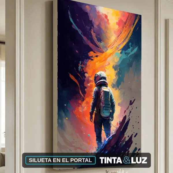 SILUETA EN EL PORTAL