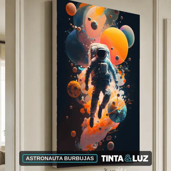 ASTRONAUTA BURBUJAS