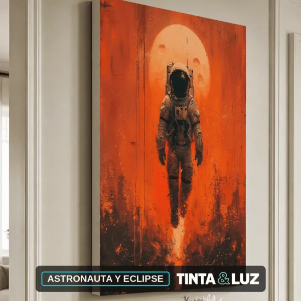 ASTRONAUTA Y ECLIPSE