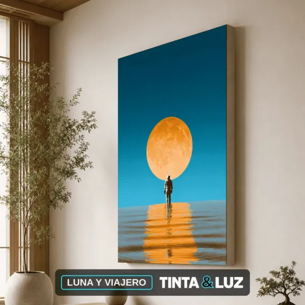 LUNA Y VIAJERO
