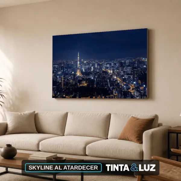 SKYLINE AL ATARDECER