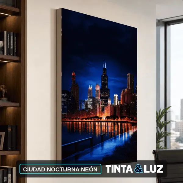 CIUDAD NOCTURNA NEÓN