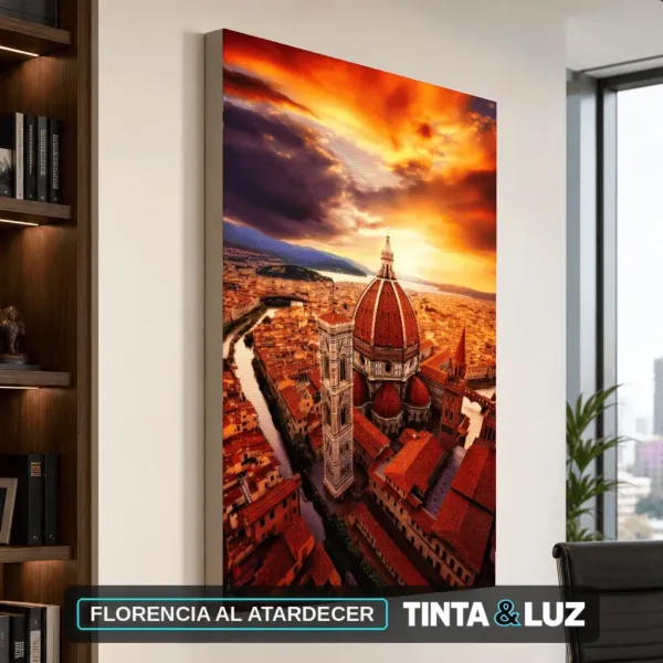 FLORENCIA AL ATARDECER
