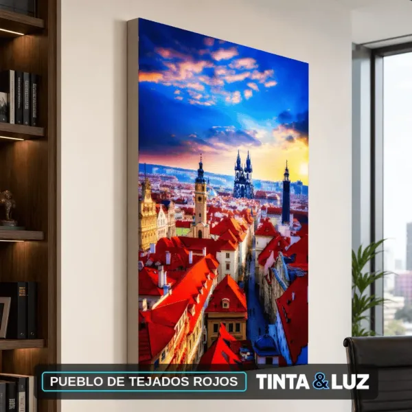 PUEBLO DE TEJADOS ROJOS