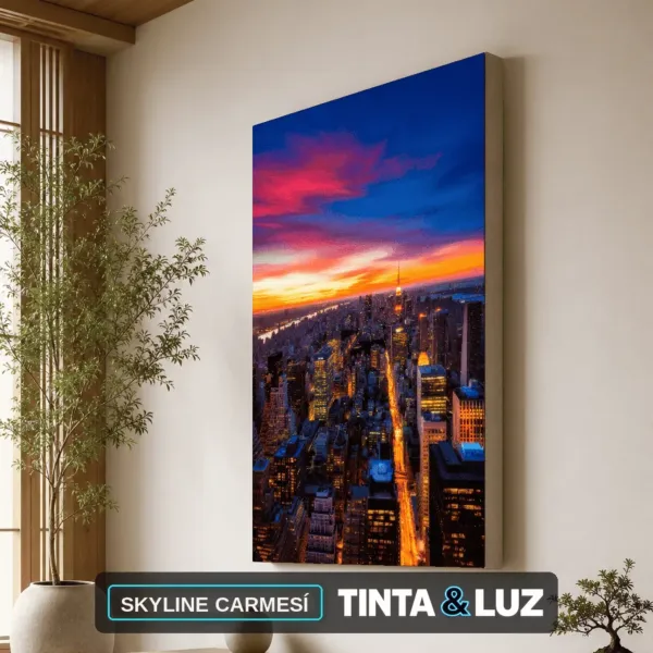 SKYLINE CARMESÍ