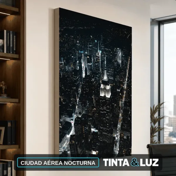 CIUDAD AÉREA NOCTURNA