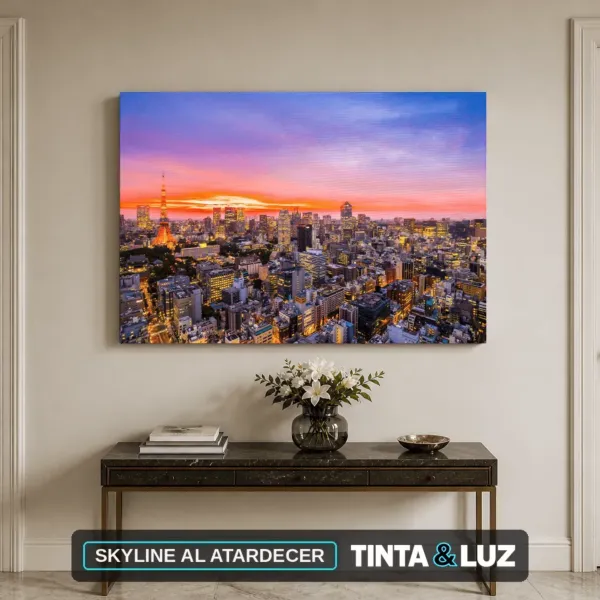 SKYLINE AL ATARDECER