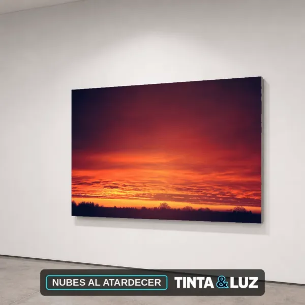 NUBES AL ATARDECER