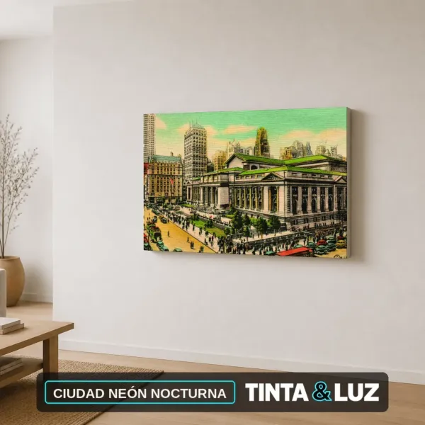 CIUDAD NEÓN NOCTURNA