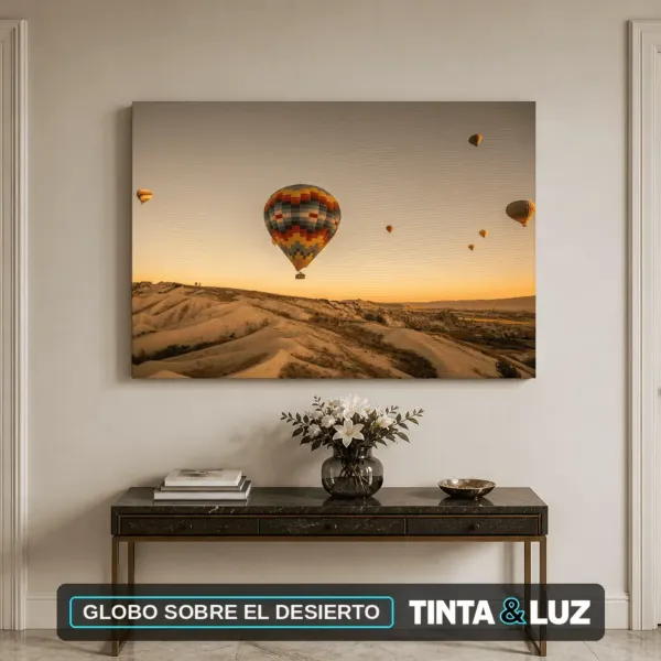 GLOBO SOBRE EL DESIERTO