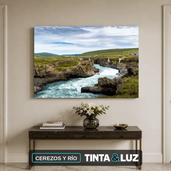 CEREZOS Y RÍO