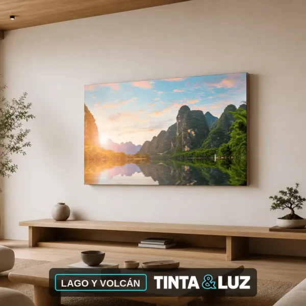 LAGO Y VOLCÁN