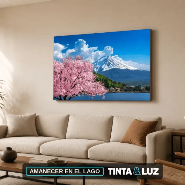AMANECER EN EL LAGO