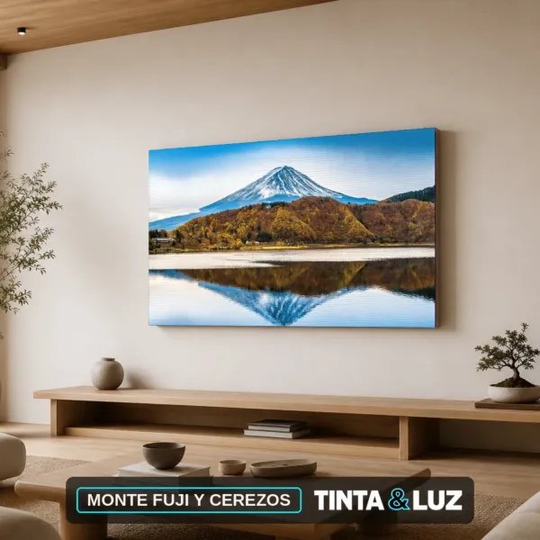 MONTE FUJI Y CEREZOS