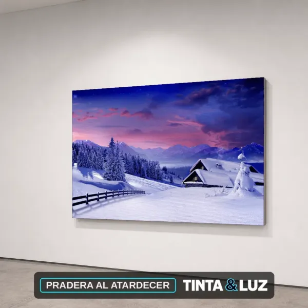 PRADERA AL ATARDECER
