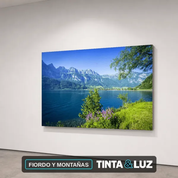 FIORDO Y MONTAÑAS