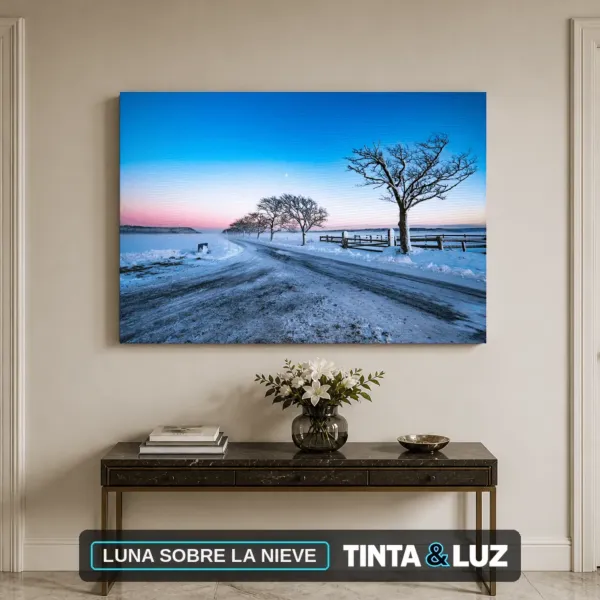 LUNA SOBRE LA NIEVE