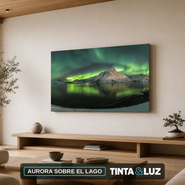 AURORA SOBRE EL LAGO