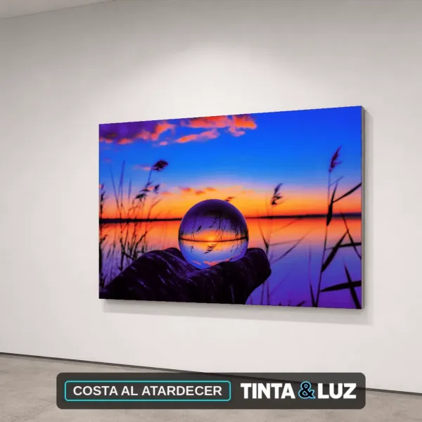 COSTA AL ATARDECER