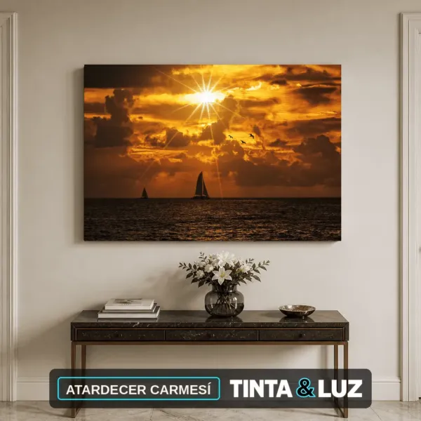 ATARDECER CARMESÍ